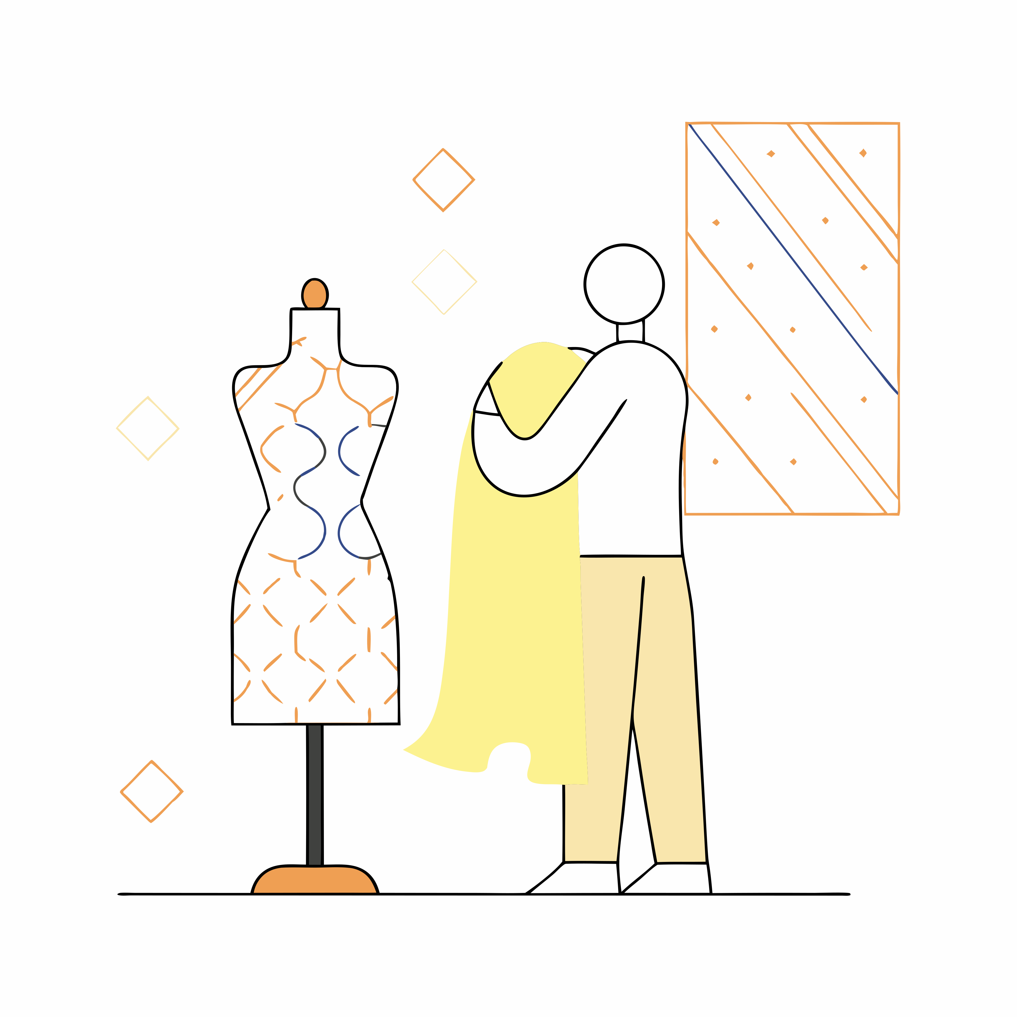 Sewing Illustration
